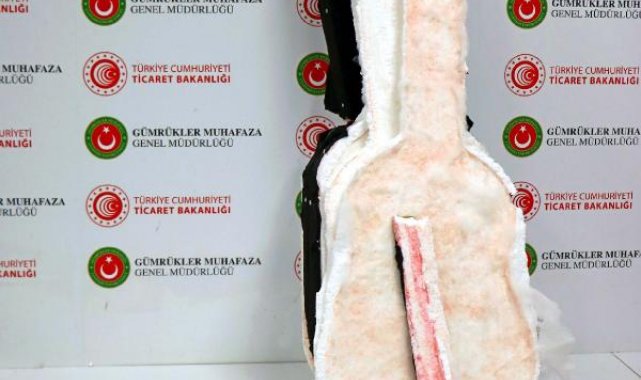Gitar kılıfı ve terlik tabanından uyuşturucu çıktı