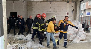 İnşaatın 4'üncü katından asansör boşluğuna düşen işçi yaralandı