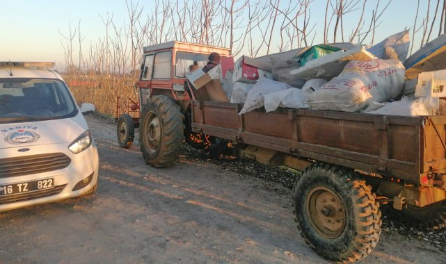 Karacabey'de kaçak moloz dökenlere geçit yok