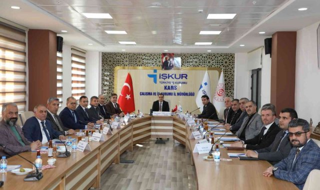 Kars'ta İl İstihdam ve Mesleki Eğitim Kurulu toplantısı yapıldı
