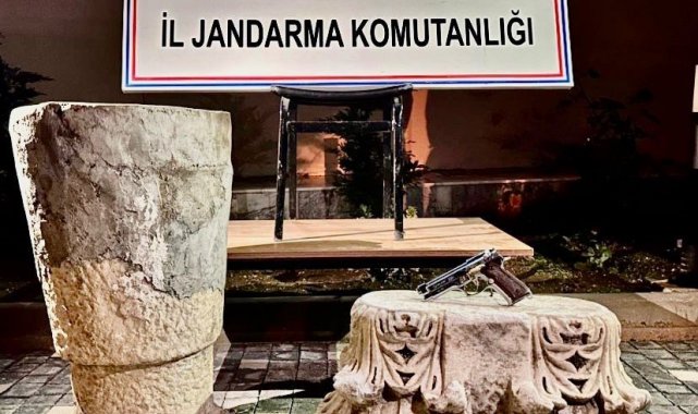 Kavaklıdere'de kaçak kazı yapan 1 kişi yakalandı