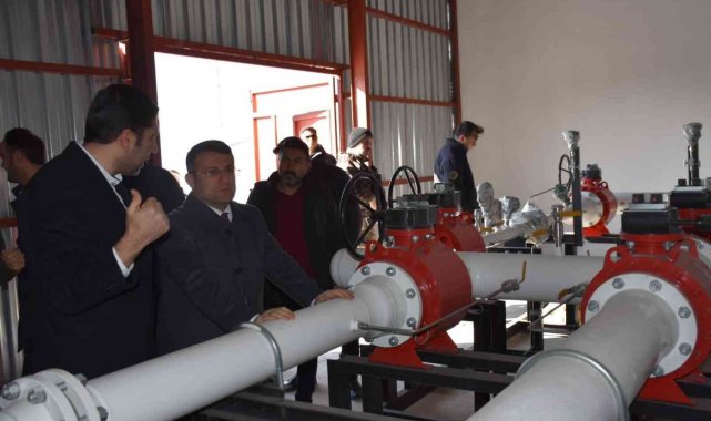 Kaymakam Çimşit, devam eden doğalgaz çalışmalarını yerinde inceledi