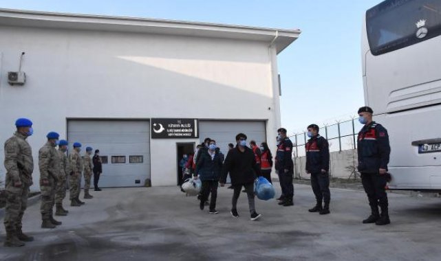 Kütahya'dan 138 kaçak göçmen, sınır dışı edildi
