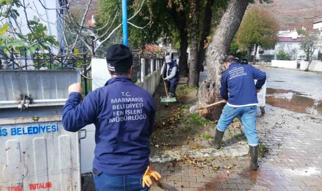 Marmaris Belediyesi, sel felaketinin yaralarını sarıyor