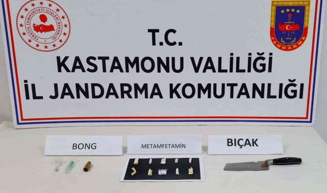 Metamfetamin ile yakalanan şahıs gözaltına alındı