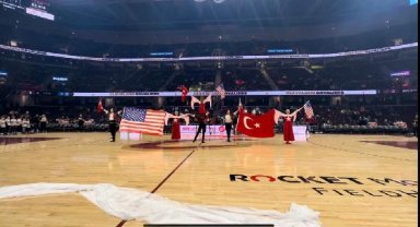 NBA maçında Türk kültürü tanıtıldı