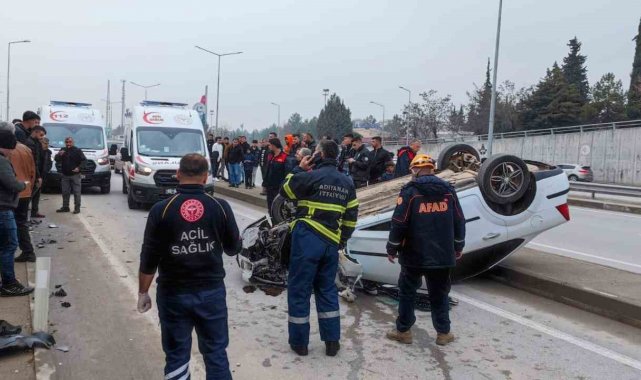 Otomobil takla attı: 1 yaralı