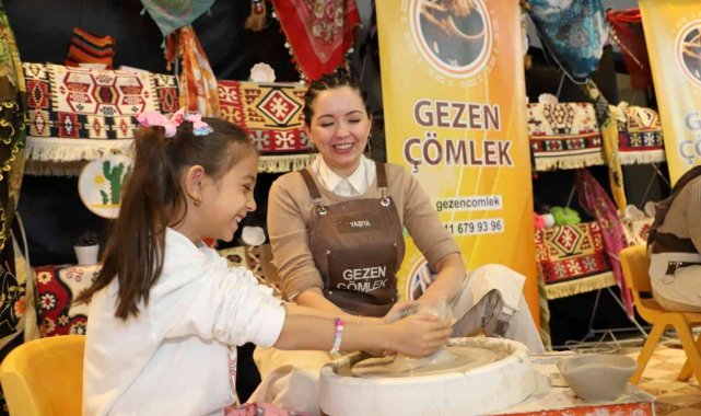 Sanat ve eğlence atölyeleri çocuk sesleriyle açıldı