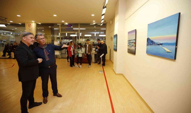 SANKO Sanat Galerisi'ndeki 'dinginlik' temalı resim sergisi