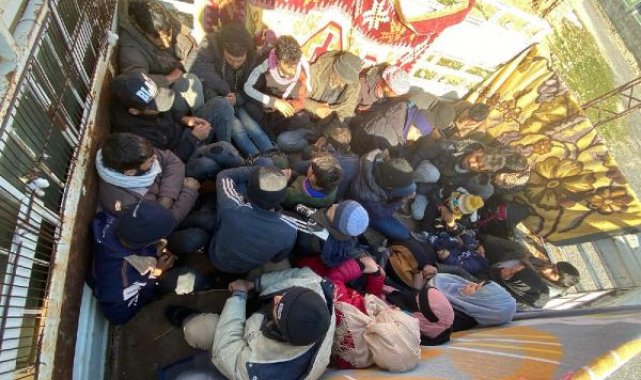 Şanlıurfa'da 83 kaçak göçmen yakalandı