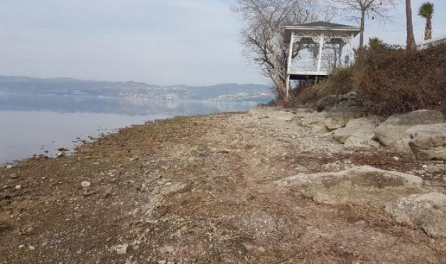 Sapanca Gölü'nde su seviyesi, 30,95 metreye düştü