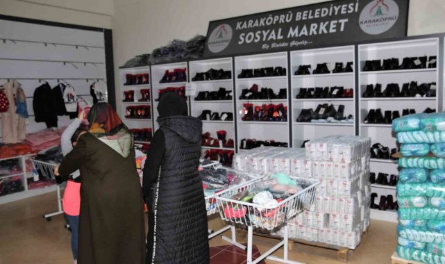 Sosyal market ile ihtiyaç sahiplerinin yüzü gülüyor