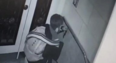 Sultangazi'de suç makinesi kadın apartmanlara girip keşif yaparken görüntülendi