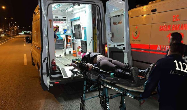 Taksi dehşet saçtı: İki otomobilin köprüden uçtuğu kazada 2'si ağır 5 kişi yaralandı