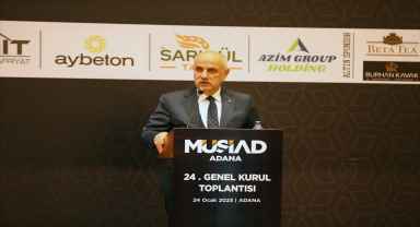 Tarım ve Orman Bakanı Kirişci, MÜSİAD Adana Şubesi Genel Kurulu'nda konuştu: