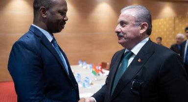 TBMM Başkanı Şentop, Burkina Faso Meclis Başkanı Bougouma ile görüştü