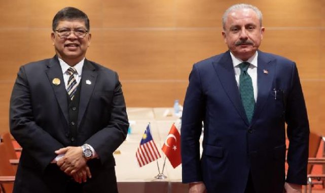 TBMM Başkanı Şentop, Malezya Temsilciler Meclisi Başkanı ile görüştü