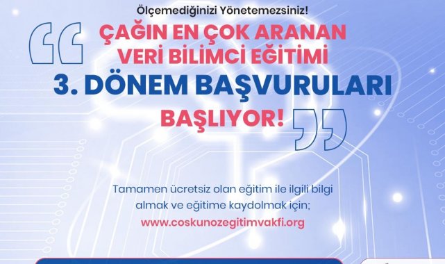 TR82 Bölgesi'nde 'Veri Bilimci Yetiştirme Eğitimleri' başlıyor