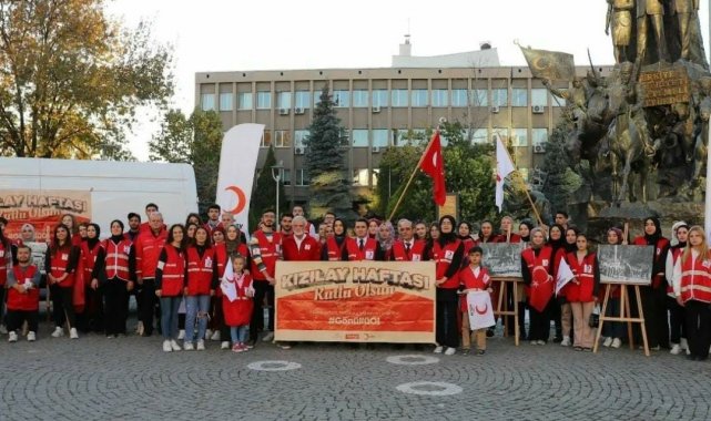 Uşak Kızılay çalışmalarını 2023 yılında da aralıksız sürdürüyor