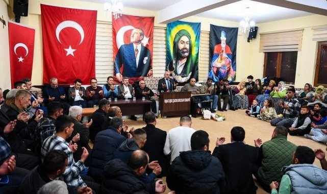 Uşak protokolü cem törenine katıldı