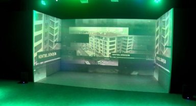 Üsküdar'da "Asra 1 Kala" dijital gösterimi yapıldı