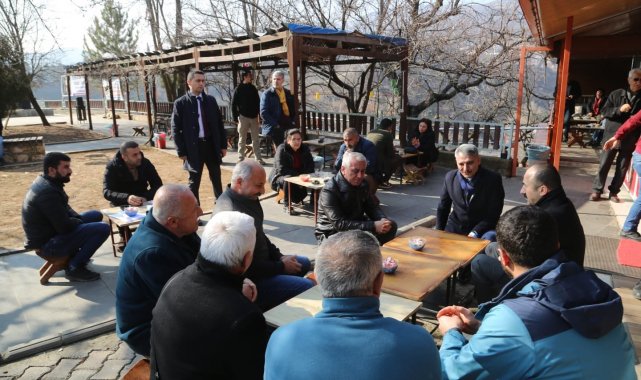 Vali Özkan, esnaf ve vatandaşlarla bir araya geldi