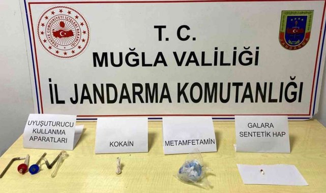 Yol kontrolünde uyuşturucu yakalandı
