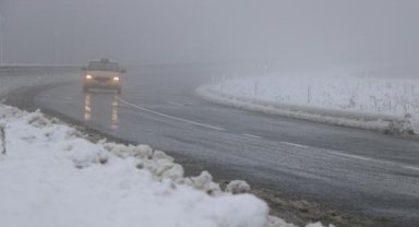 Zonguldak'ta kar yağışı ve sis