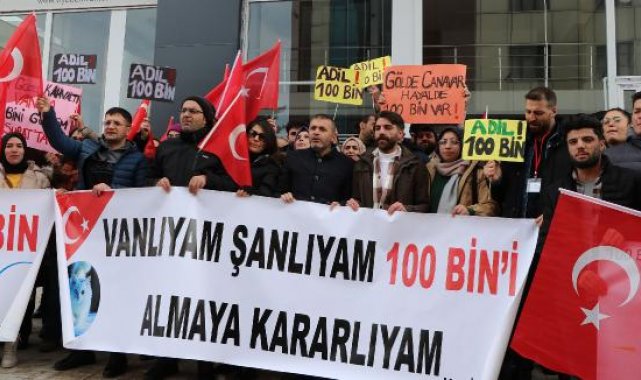 13 ilden Van'a gelen öğretmen adaylarından '100 bin atama' talebi