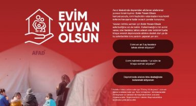 'Evim Yuvan Olsun' kampanyasına 4 bin 191 bağış başvurusu