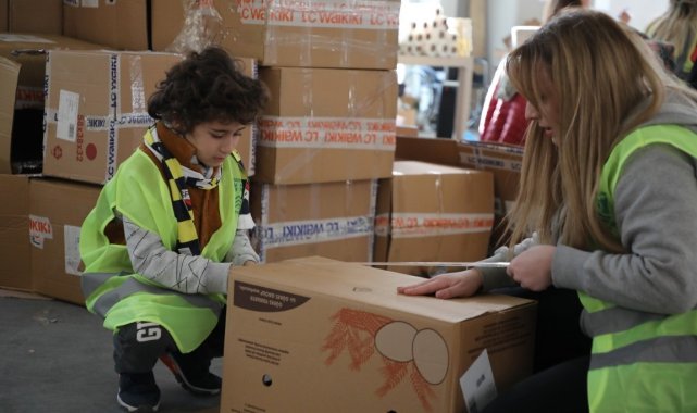 6 günde 124 tır gönderildi