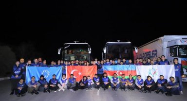 747 kurtarıcıyla sahada bulunan Azerbaycan'dan yeni ekip