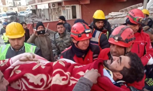 83'üncü saatte kurtarıldı, alkışlarla hastaneye götürüldü