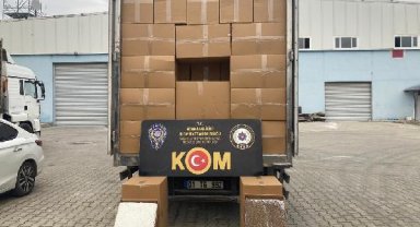 Adana'da 40 milyon 240 bin kaçak makaron ele geçirildi