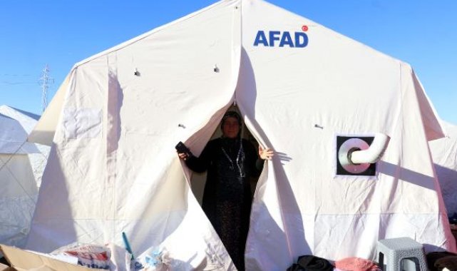 Adıyaman'da kurulan çadır kentte 5 bin depremzedeye hizmet veriliyor