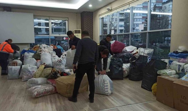 Afetzedeler için yardım kampanyası