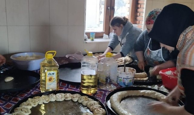Afyonkarahisar'da ev hanımları tek yürek oldu