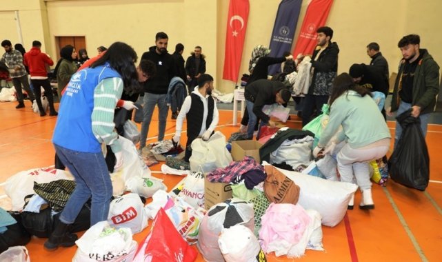 Ağrı Gençlik Merkezi'nden yardım kampanyası