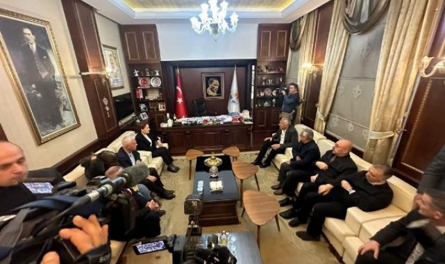 Ahmet Nur Çebi, Meral Akşener ve Zeydan Karalar ile bir araya geldi
