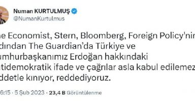 AK Parti'li Kurtulmuş: Cumhurbaşkanımız hakkındaki çağrılar asla kabul edilemez