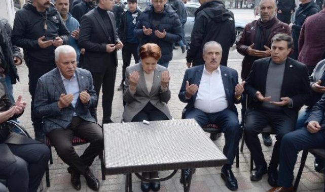 Akşener Diyarbakır'da; depremde ölenlerin yakınlarına taziyede bulundu