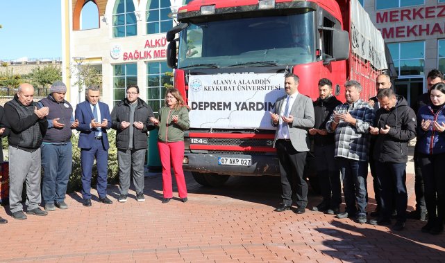 ALKÜ'den deprem bölgesine bir tırlık yardım