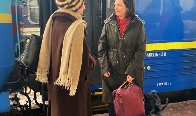 Almanya Federal Meclis Başkan Yardımcısı Eckardt, Kiev'de