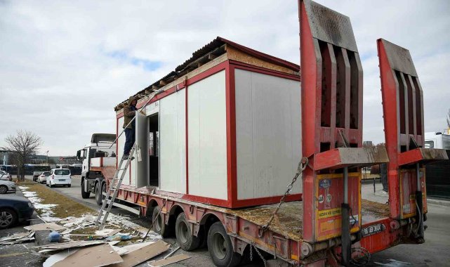 Altındağ Belediyesinden prefabrik ev desteği