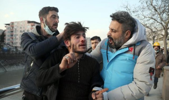 Antakya'da hırsızlık şüphelisine vatandaşlardan sert tepki