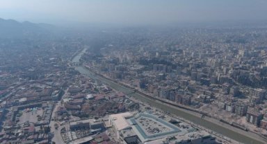 Antakya'daki son durum havadan görüntülendi