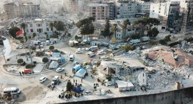 Antakya'daki son durum havadan görüntülendi