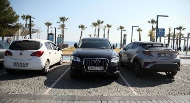 Antalya'da trafikte, savaş ve deprem sonrası plaka çeşitliliği