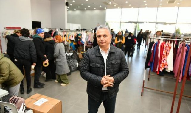 Antalya'ya gelen depremzedeler için 'Ücretsiz Mağaza' açıldı