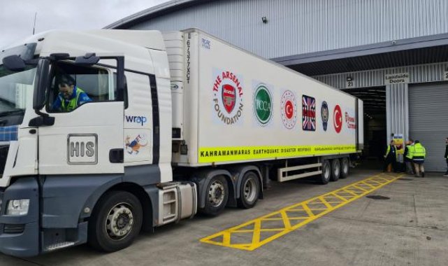 Arsenal, deprem bölgesine 2 TIR yardım malzemesi gönderiyor